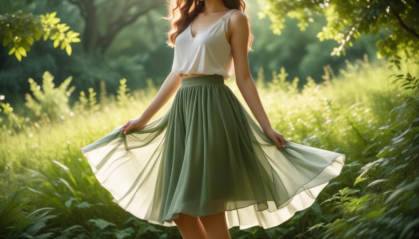 Romantik Bir Tarz için Şifon Etek Seçenekleri