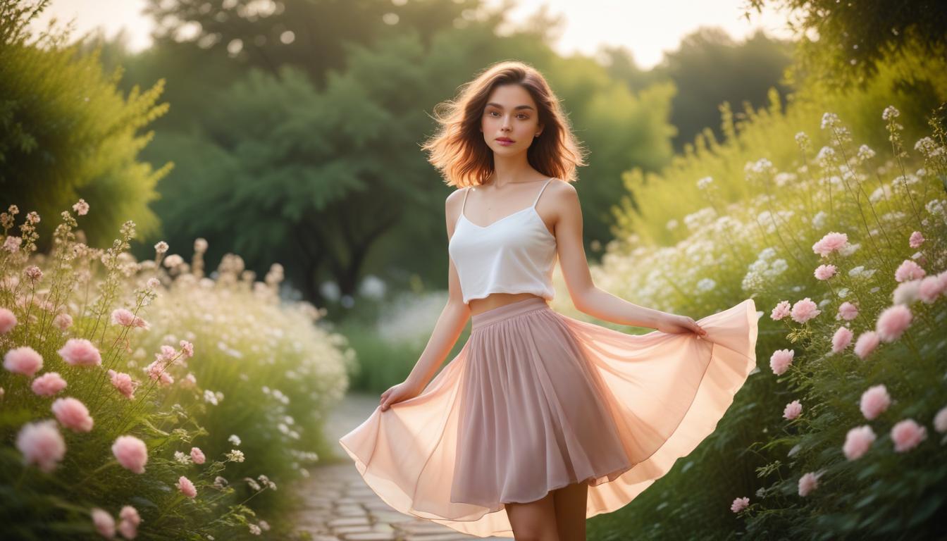 Romantik Stil İçin Şifon Etek Seçenekleri
